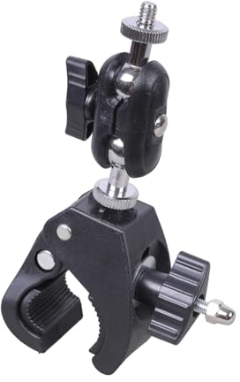 Abrazadera de metal resistente giratoria de 360 grados para tubos de 16 a 60 mm de diámetro, para fotografía, iluminación, trípode, uso en estudio, abrazadera giratoria para trípode