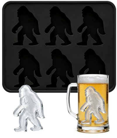 2026 New Monster Ice Mold, 6-Cavity Silicone Monster Ice Tray, Reusable Funny Easy Release for Whiskey Party Drinks DIY Ice Cubes (1)