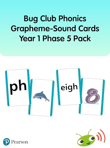 Bug Club Phonics Grapheme-Sound Cards Year 1 Phase 5 Pack (BUG CLUB ON ALP)