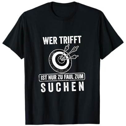 Bogenschütze Bogenschießen Pfeil und Bogen Bogensport T-Shirt - Bogenschützen Sportbogen - Schwarz - S - Unisex - Erwachsene - Kurzarm - Klassische Passform - Baumwolle 50%, Polyester 50%