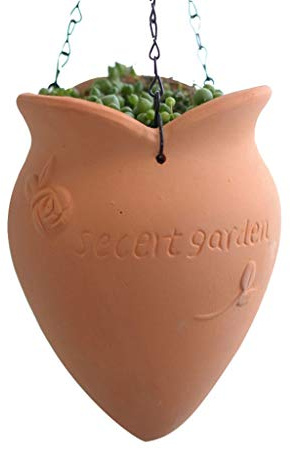 JJJ GCX- Cesta Colgante Colgar de la Pared Tiesto decoración de la Pared Cesta Colgante Cesta de la Flor Colgante de Pared de Tiesto Exquisito (Color : A, Size : H:22cm)