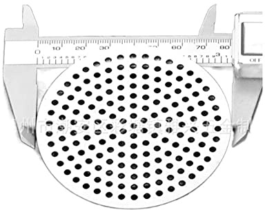 YLWX Tapa De Desagüe De Suelo De Acero Inoxidable Redondo Tapa De Desagüe De Baño Recoge Pelo Cuadrado Tapa Desague Ducha (Color : Round 80mm, Size : *2)