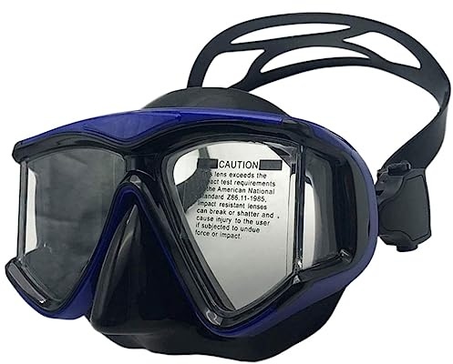 YEESAM Kurzsichtig Tauchmaske mit Dioptrien, breiter Sicht Harzlinsen Taucherbrille Schnorchelmaske Schnorchelbrille Schwimmbrille für Erwachsene und Kinder Myopie