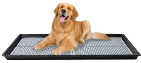 HQ4US Pee Pad Holder, Dog Potty Tray with Grate, Extra Large Litter Box