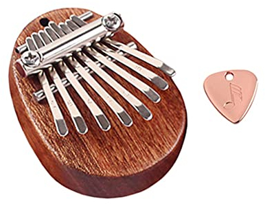VICASKY 1stück Mini Tasten Kalimba Tragbares Fingerpiano Mit Pick Für Anfänger Aus Langlebigem Material Für Musikliebhaber Und Partys Braun