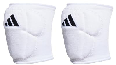adidas Volleyball-Knieschoner, Unisex, 12,7 cm, Weiß/Schwarz, Größe S