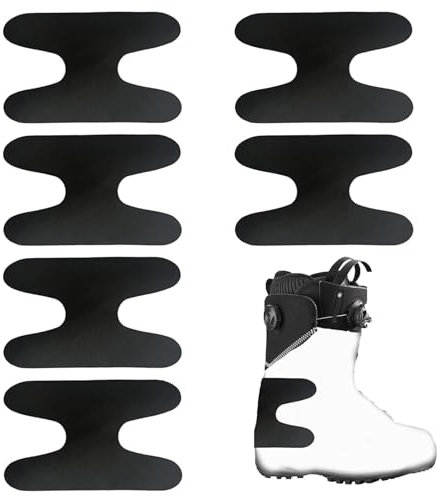Ski Boot Fitting Pads, Self-Adhesive Snowboard Boots Foam Padding, 6x Ski Boot Fitting Foam Ankle Wrap Pads, Ski Boot Blister Prevention Pads, Ski Boot Inserts Protector for Man and Woman