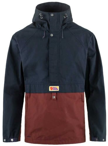 FJALLRAVEN 87008-555-352 Vardag Anorak M Herrjacka Mörk Marinbrun Storlek M