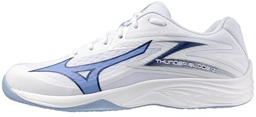 Mizuno Scarpe Indoor Thunder Blade Z, White Bellwetherblue B Airblue, 42 EU