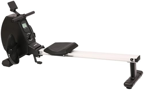PEARL Sports Sportgeräte: Klappbares Heim-Rudergerät mit 8 Stufen, Magnetbremssystem, bis 120 kg (Rudermaschine, Heimrudergerät, PC)