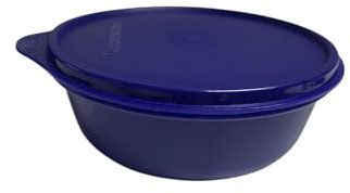 Tupperware Hitparade - Ciotola estiva con coperchio, a tenuta stagna, 600 ml, 600 ml, 600 ml, colore: blu scuro