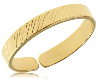 Made by Nami Boho Ring Gold aus chirurgischem Edelstahl Damenring Gold Größenverstellbar Geschenk Damen Schmuck Wasserfester Schmuck
