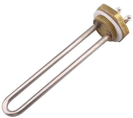 1pc 1.25 Immersion Heating Element 12V 300W 24V 600W/900W 36V 1200W 48V 1500W DC Tubular Electric Water Heater SUS304(12V 300W)