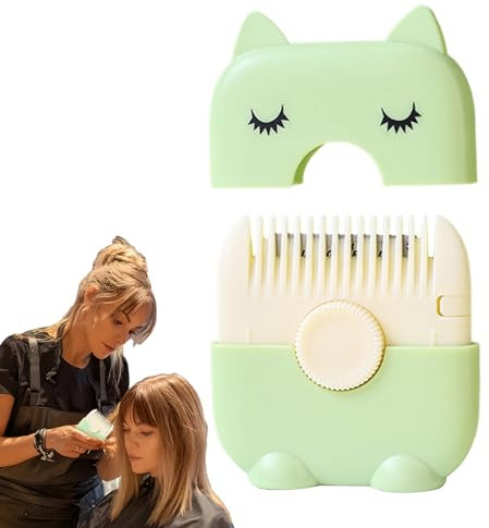 Pettine Rasoio Per Taglio Capelli Donna | Rifinitore Doppie Punte,Accessorio 2 In 1 Per Frangia Bambini, Rimozione Doppie Punte Per Casa Viaggio Adulti