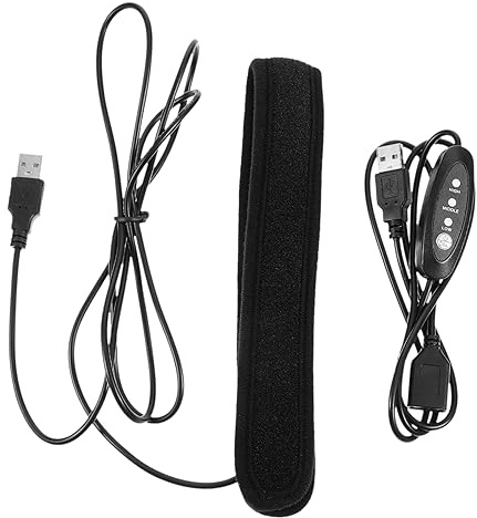 VILLCASE Calentador de Lentes USB Ajustable para DSLR Accesorios Fotográficos Control de Temperatura Prevención de Condensación Fotografía Alta Diseño Compacto Color Negro