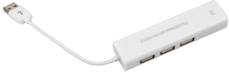 BAZEITFLOW Adaptateur USB Ethernet avec Hub USB Ports vers Réseau pour Pc Compatible Divers Systèmes