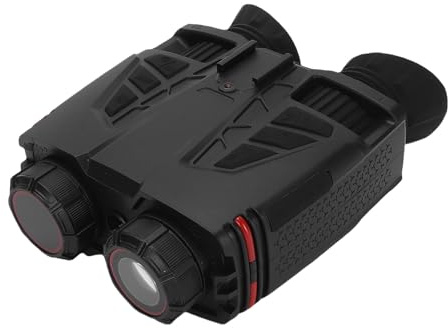Diyeeni Fotocamera Binocolo Digitale, Zoom Ottico 8x Zoom Digitale 16X, Immagini da 48 MP e Videocamera Video 4K, Binocolo WiFi per Birdwatching per Escursioni, Viaggi, Crociere, (BLACK)