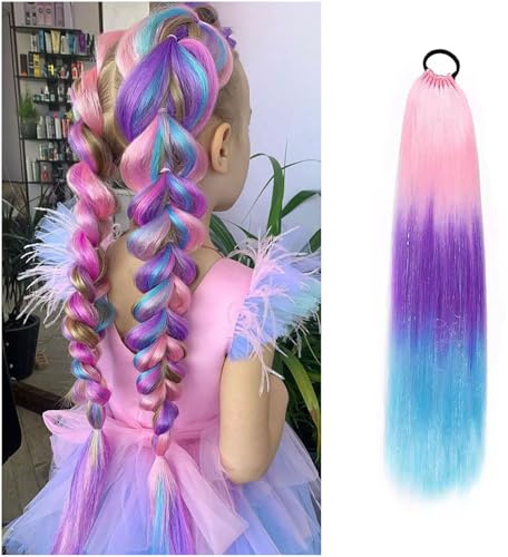 Parrucc Allungato Intrecciare,Dreadlock Parrucca Syntetiche Treccia Capelli Extension Ombre Jumbo Estensioni dei Capelli Resistenti ai Calore in Fibra Sintetica Professionale per Trecce