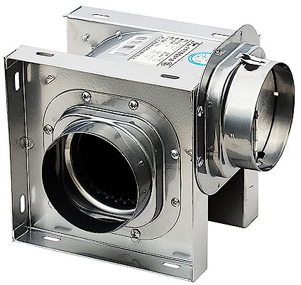 Ventilateur soufflant, Petit Ventilateur d'extraction Silencieux en Acier Inoxydable Fendu for ménage, Ventilateur de Tuyau centrifuge Puissant Ventilateur d'extraction(DPT20-54)