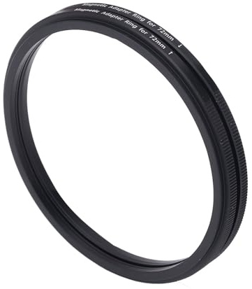 Tomvorks Juego de Adaptadores de Anillo Filtro Magnético 72 Mm con Diseño Liviano Aleación Aluminio para una Fácil Conversión Lentes en Fotografía
