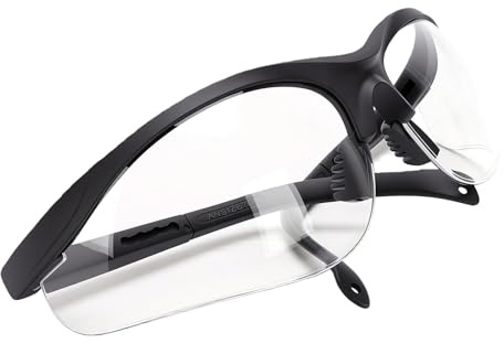 Keenso Lunettes de Sport avec Lentille PC Antibuée, Lunettes de Protection, Bandeau Réglable, Cadre en Nylon Incassable pour Basket-ball, Tennis, Squash, Cyclisme, Hommes, Femmes, Jeunes
