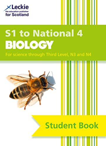 S1 to National 4 Biology: Comprehensive textbook for the CfE (Leckie Student Book)