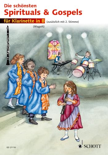 Die schönsten Spirituals & Gospels: sehr leicht bearbeitet. 1-2 Klarinetten in B.