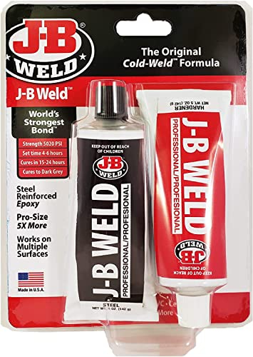 J-B Weld 8281 Epoxidharz, professionelle Größe, Stahl, verstärkt, 284 ml