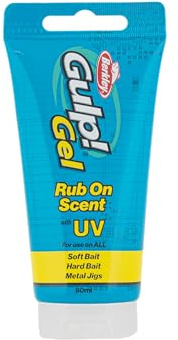 Berkley Gulp Gel Atrayente de Pesca, Fórmula Perfumada Mejorada para Cebos Blandos, Cebos Duros y Señuelos Metálicos, Gel Perfumado de Larga Duración Que Provoca la Captura de Peces, Tubo de 80ml