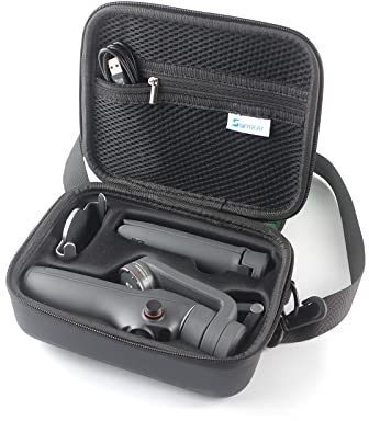 SKYREAT OM 6 Borsa per il trasporto,Borsa da viaggio per DJI OM 6 Gimbal Stabilizzatore Accessori, Nero, Osmo Mobile 6 tasche, Perfetta vestibilità per DJI OSMO Mobile 6 Combo
