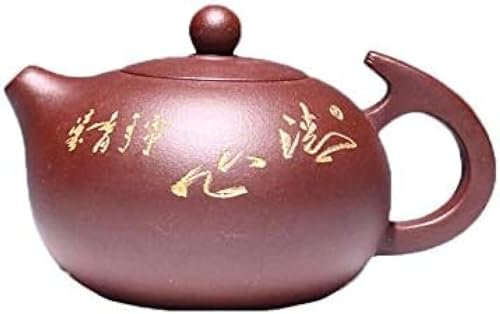 Théière En Argile Violette Originale, Pot En Argile Violette Fait À La Main, Pot En Argile Violette, Service À Thé Kung Fu, Capacité De 280ml