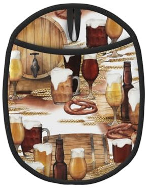 Tonneau De Bière Et De Vin, Maniques, maniques résistantes à la Chaleur, maniques de Cuisine en Silicone antidérapantes