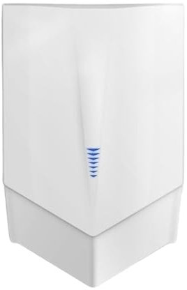 ZyKnaurral Asciugamani Elettrico a Parete da 1500 W, asciuga Mani Automatico Asciugatura in 5-8 Secondi, asciuga Mani da Bagno Commerciale, Basso consumo energetico con sensore,White