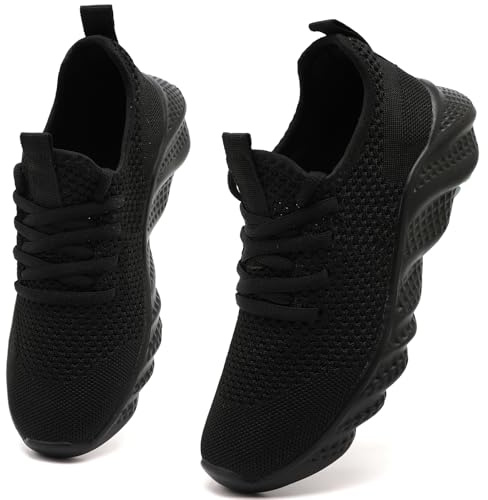 Gymnastikskor bekväma skor dam skor dam sneakers sneakers dam gym skor, Svart, 40 EU