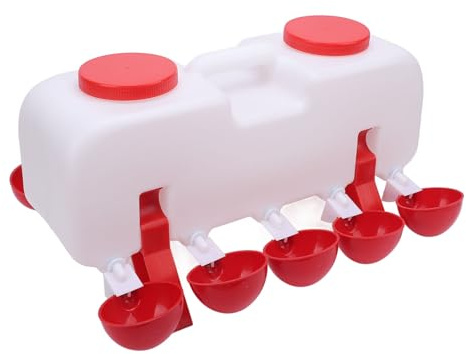 Automatischer Hühnertränker, 20L Wasserspender, Geflügeltränke für Hühner, Enten und Gänse