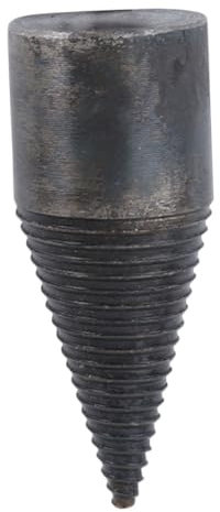 FUNOMOCYA Punta a Cono per Spaccare Legna, Utensile per Lavorazione del Legno, Acciaio al Carbonio, Uso Trapano, Efficiente e Facile da Usare