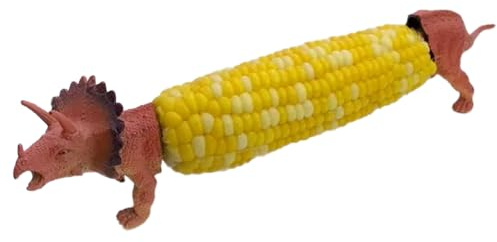 Dinosaur Corn Cob Holders Unique Cute D-ino Cob Holder with Secure Prongs Stainless Steel Reusable Corn On The Cob Holders Easy to Clean for BBQs Picnics Family Dinners BPA Fr-ee