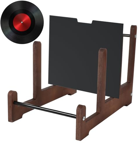 SHINEOFI 3nivel Estante De Almacenamiento De Discos De Vinilo De Organizador De Discos para Sala De Estar y Dormitorio Expositor De