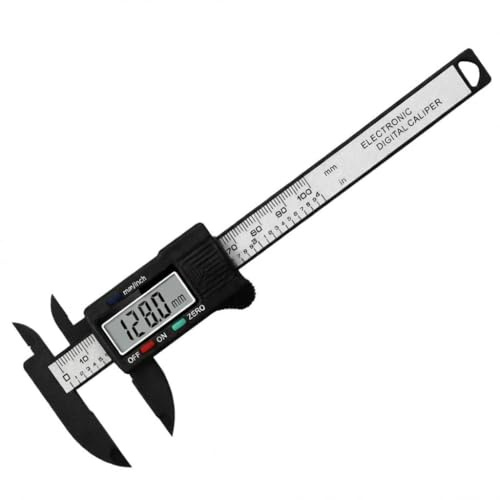Digital Vernier Caliper 100mm Electronic Micrometer Caliper | Measuring Calipers Tool Gauge Inch/Millimeter Conversion with Large LCD Screen for DIY Household Jewelry Woodworking