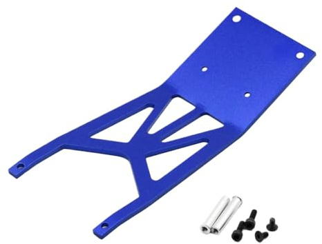 Kit de Placa de protección del chasis Delantero de Fit Universal Fit Compatible con Accesorios de reemplazo de automóvil Modelo RC 2WD(Blue)