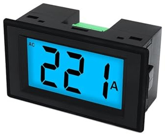 CWCKDJDH 1 pz Nero Bianco D85-240T AC 50A LCD Display Digitale Amperometro AC 220V 380V Strumento di Misura Elettrico Digitale