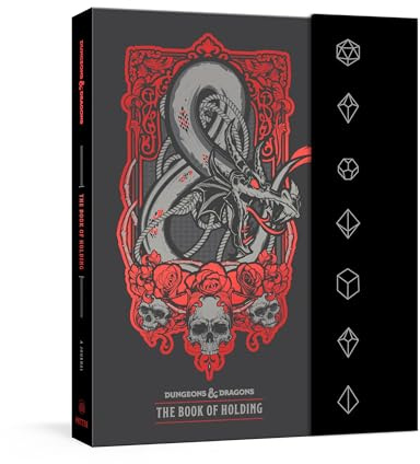 The Book of Holding (Dungeons & Dragons): A Blank Journal with Grid Paper for Note-Taking, Record Keeping, Journaling, Drawing, and More, White