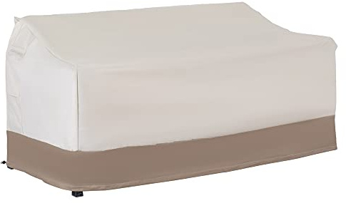 Outsunny Funda Protectora para Banco 2-3 Plaza Cubierta de Muebles Impermeable Exterior Jardín Protección contra Lluvia y Sol 152x87x59/79cm 600D Tela Oxford