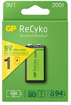 Pila Recargable RECYKO 6LR61 9V 200MAH 1UND