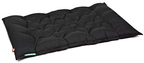 Doctor Bark Hundkudde Urban – ortopedisk hundbädd för stora hundar – tvättbar upp till 95 °C – robust inomhus/utomhus hundmadrass – tillverkad i Tyskland (XXL – 100 x 80 cm, svart)