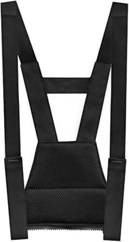 SHIMA Hero 2.0 - Tirantes para Pantalones Hero 2.0. Desmontables con Cremallera - Tirantes Anchos y Ajustables (Negro, Long)