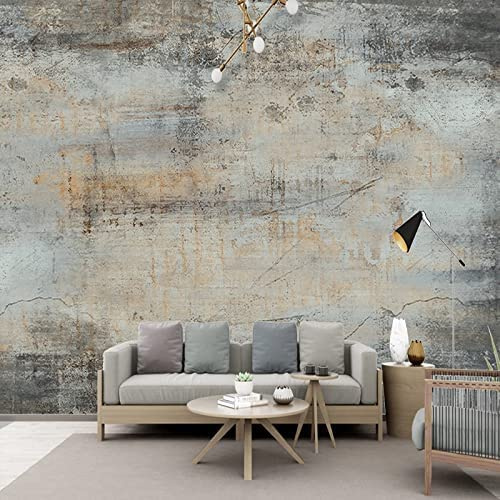 Papel Pintado Moderno 3D Autoadhesivo Cemento De Estilo Industrial Vintage Murales De Pared Peel And Stick Pegatinas De Pared Para Sala De Estar Decoración De Pared Del 140 (ancaHtoo) x 70 (aHto) cm
