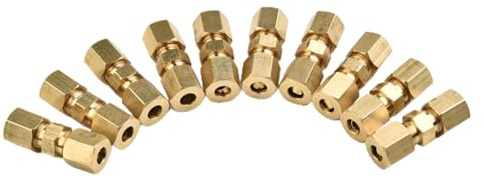 LVYXON Raccord de ligne de frein pour ligne de frein 4,75 mm ou 3/16, raccords de tuyauterie de frein
