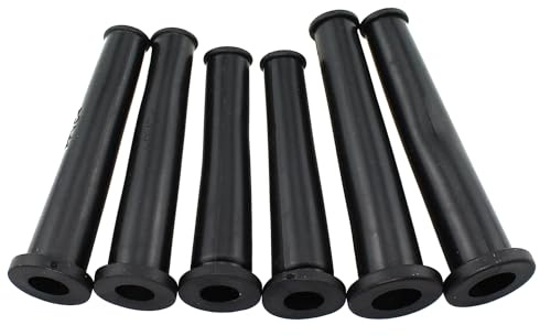 MTQY 6PCS Cable Sheath Protector Cable Sleeve Rubber Hose Hand Drill Cable Protector 70MM 75MM 78MM 2PCS Each for Power Tool Cutting Machine and Drill Cable Protection
