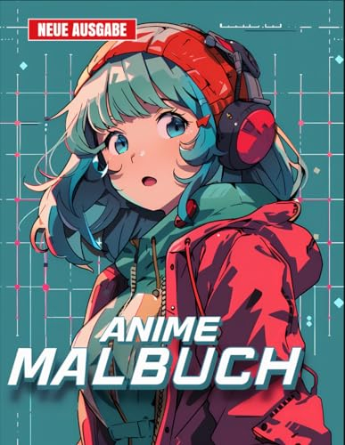 Anime Malbuch: Viel Spaß beim Ausmalen von mehr als 50 niedlichen Anime-Charakteren in diesem Buch für Kinder und Jugendliche.